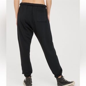 Aerie Offline OTT Fleece Joggers Size Large True Black